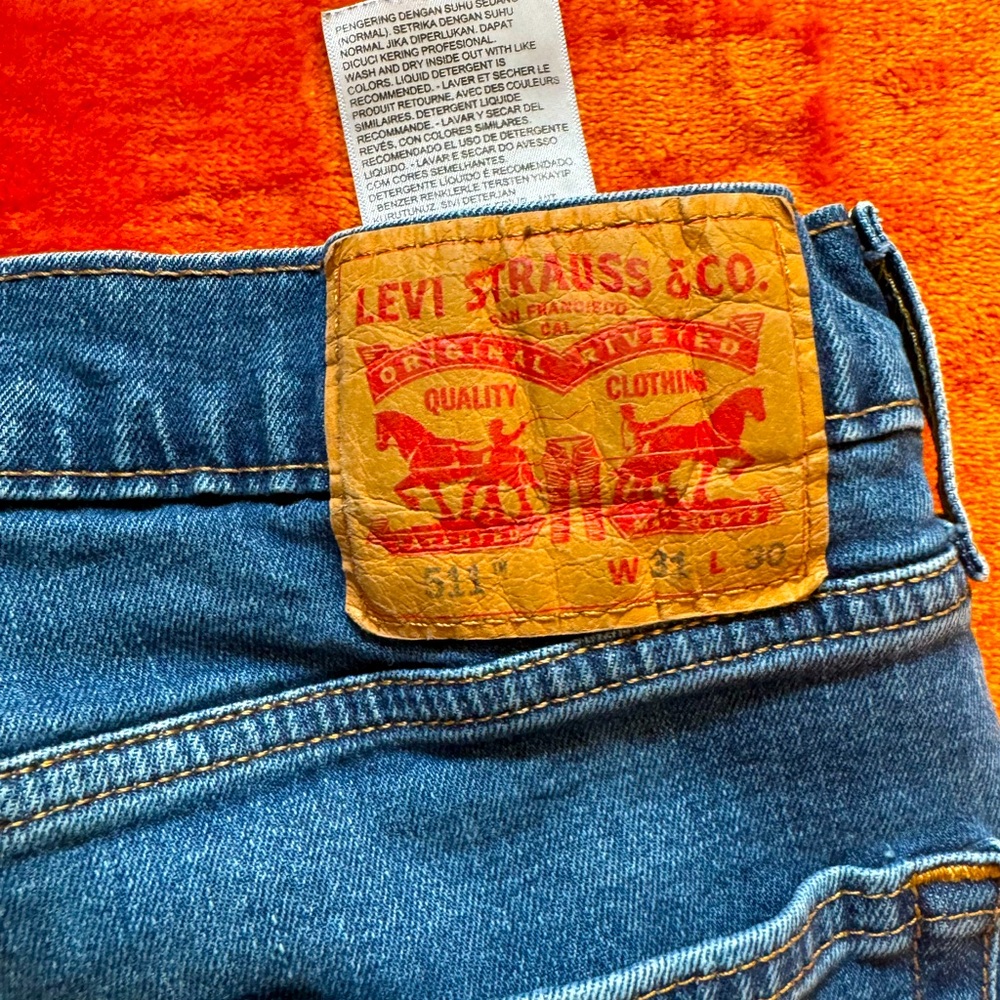 511 Blue Levi Jeans